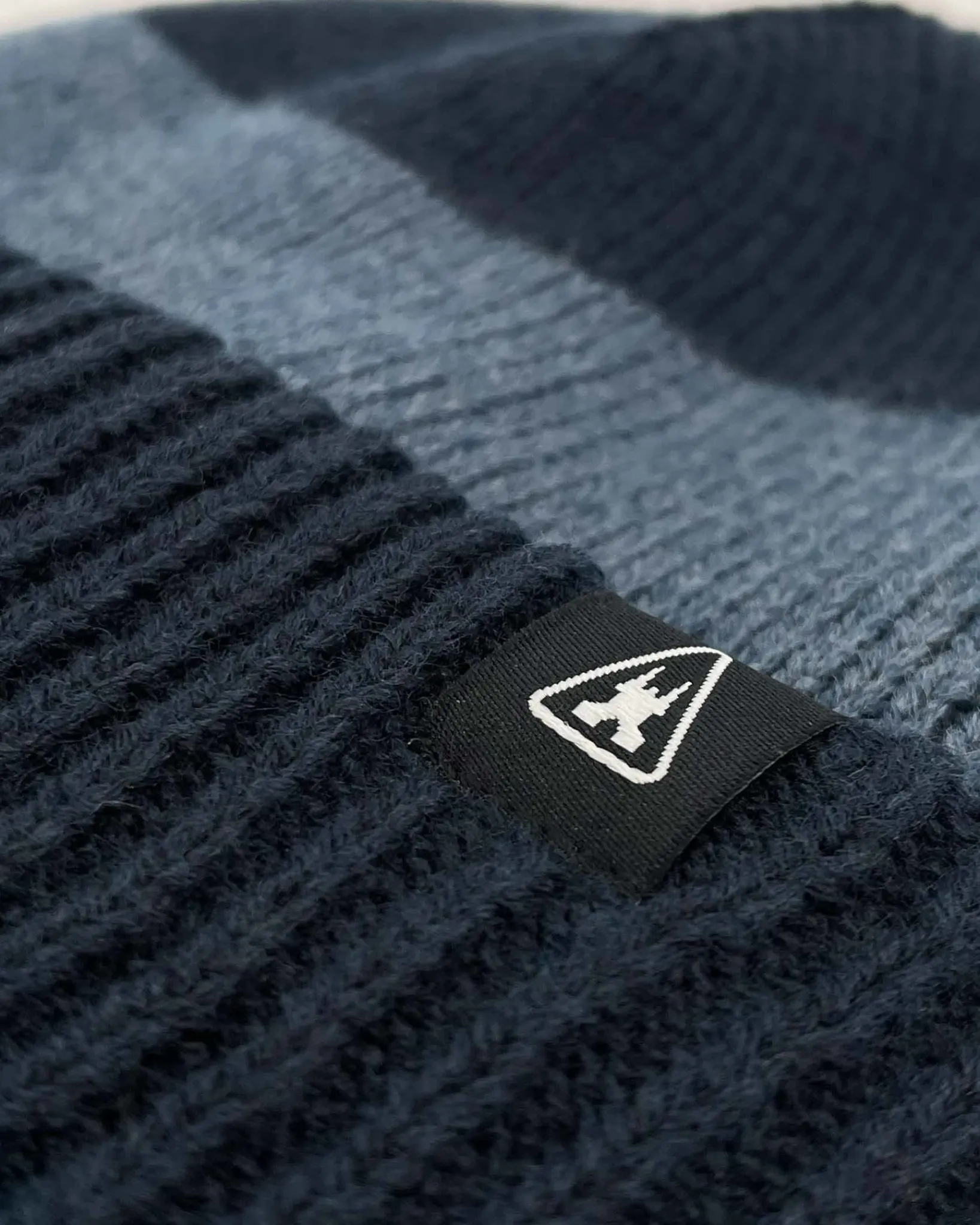 Outlet Block Stripe Beanie Heren Accessoires