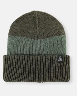 Online Block Stripe Beanie Heren Accessoires