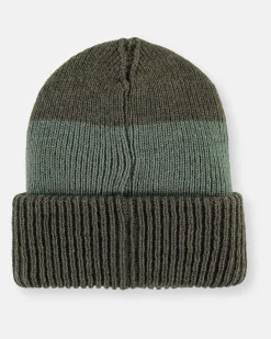 Online Block Stripe Beanie Heren Accessoires