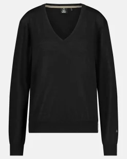 Online De Antistatische Merino Wool Amalfi Trui Met V-Hals Dames Truien En Sweaters