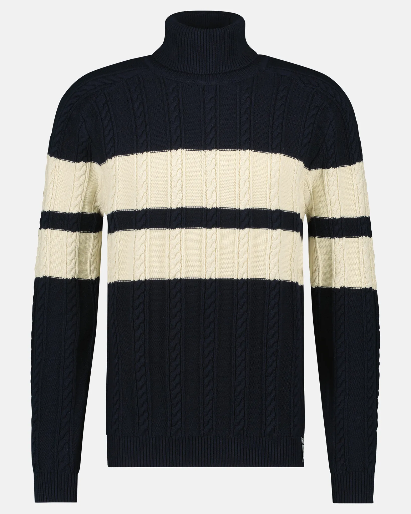 New De Kabel Gebreide Move Over Roll Sweater Heren Truien En Sweaters