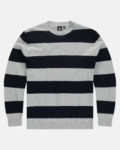 Best De Tijdloze Gebreide Yarn-Dyed Binnacle Sweater Heren Truien En Sweaters