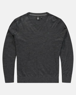 Outlet De Zachte Cagliari V-Trui Van 100% Merinowol Heren Truien En Sweaters