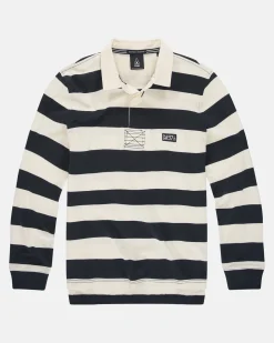 Hot Gestreepte Rugby Shirt Soap Heren Polo'S En T-Shirts