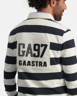 Hot Gestreepte Rugby Shirt Soap Heren Polo'S En T-Shirts