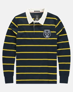 Online Het Klassieke Gebreide Rugbyshirt Van 100% Katoen Heren Polo'S En T-Shirts