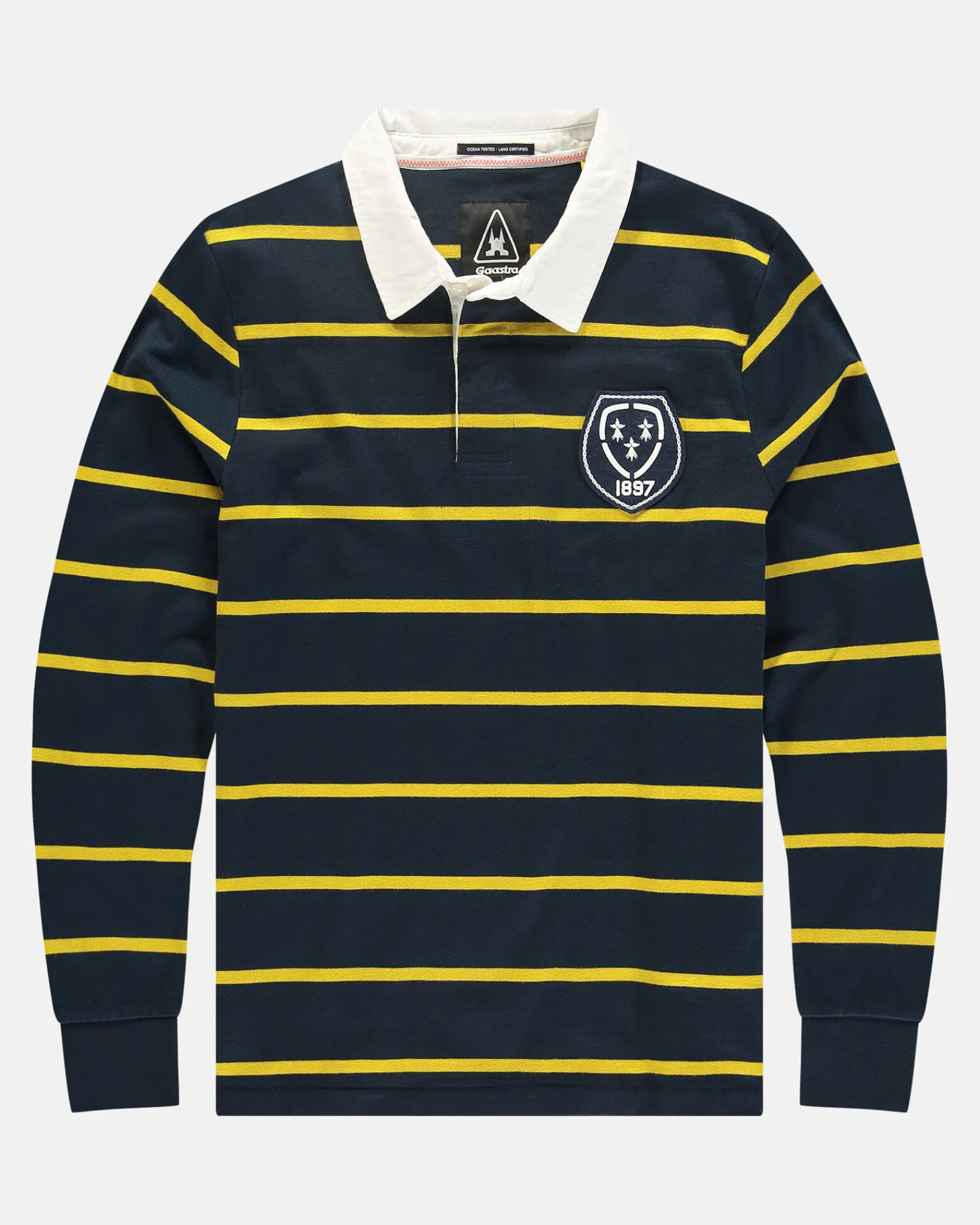 Online Het Klassieke Gebreide Rugbyshirt Van 100% Katoen Heren Polo'S En T-Shirts