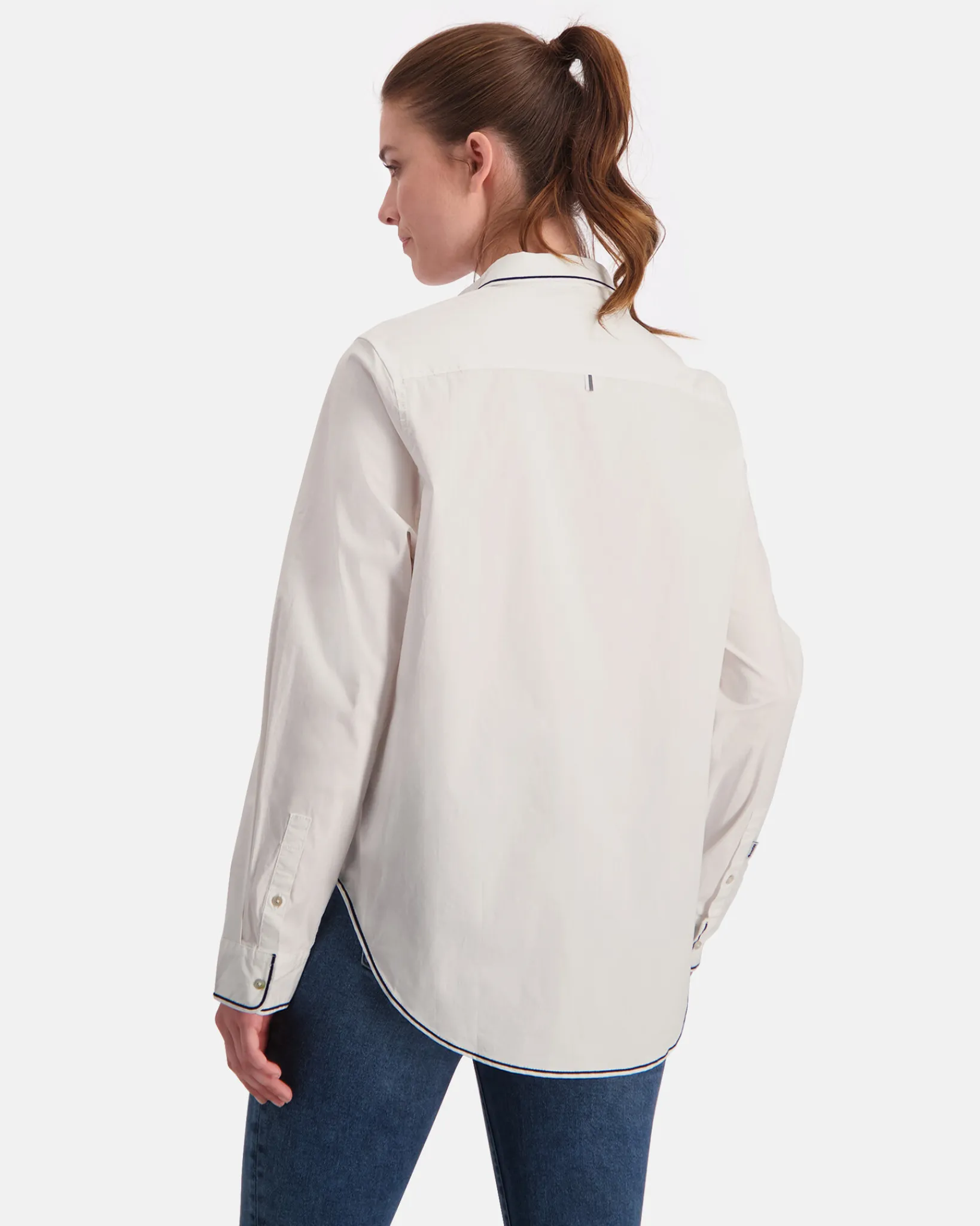 Discount Het Wave Height-Blouse Van 100% Katoen Dames Blouses