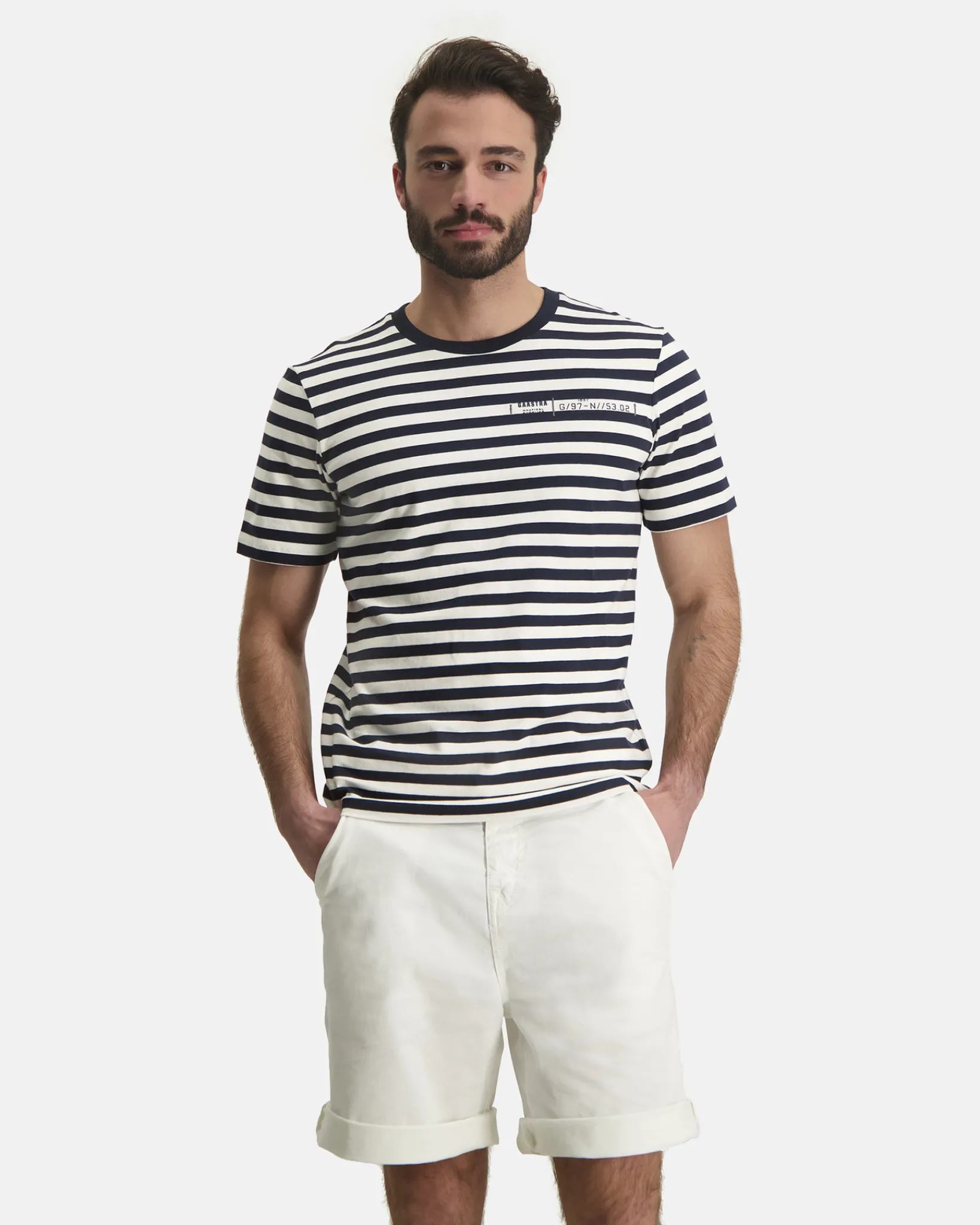 Clearance Klassiek Gestreepte Williamson T-Shirt Heren Polo'S En T-Shirts