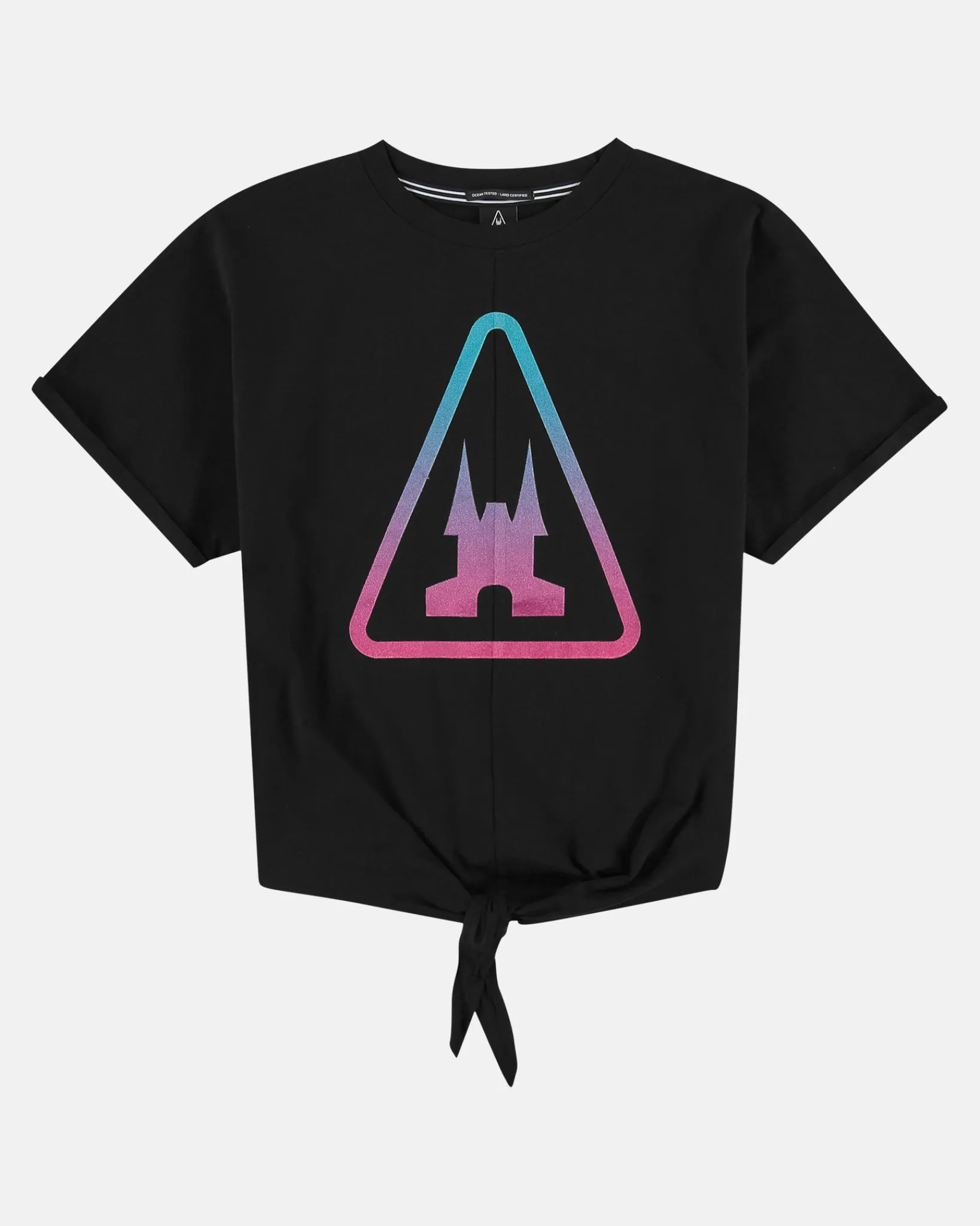 Sale Knotted Front T-Shirt Isley Dames Polo'S En T-Shirts