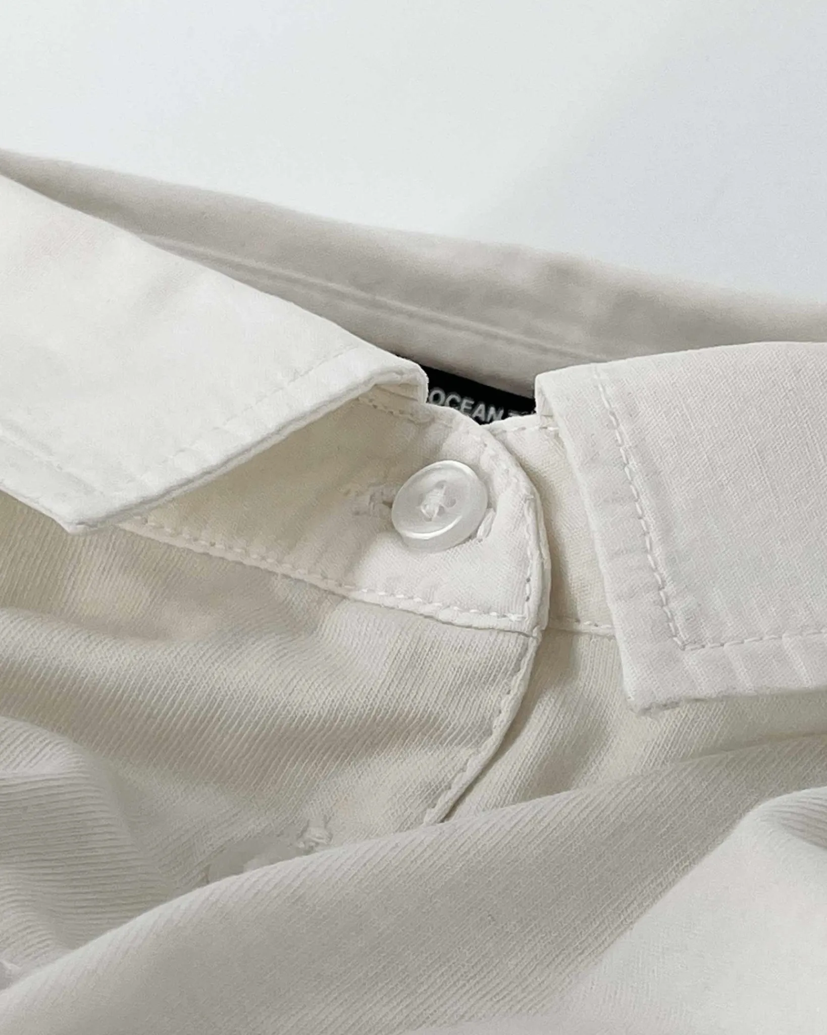 New Monica Polo Met Geweven Kraag Dames Polo'S En T-Shirts