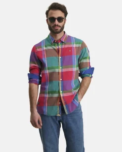 Multicolored Fiji Overhemd Heren Shirts