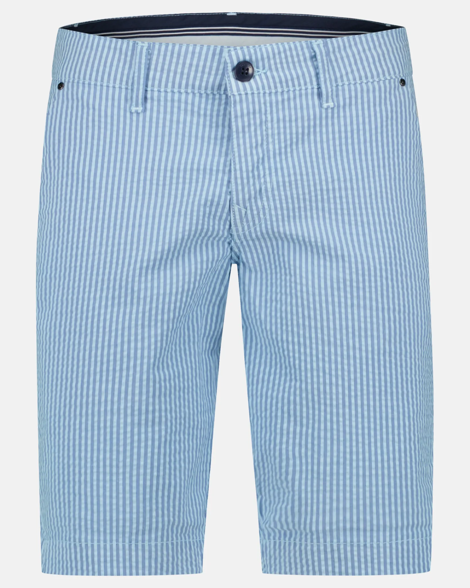 Online Nantes Seersucker Bachelor Button Heren Shorts En Broeken