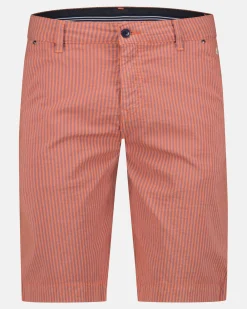 Hot Nantes Seersucker Emberglow Heren Shorts En Broeken