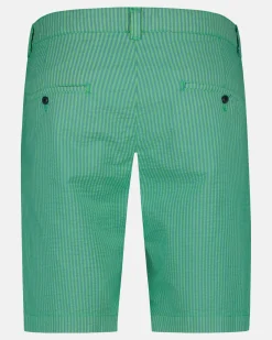 Clearance Nantes Seersucker Island Green Heren Shorts En Broeken