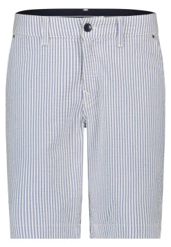 Best Nantes Seersucker Navy Heren Shorts En Broeken