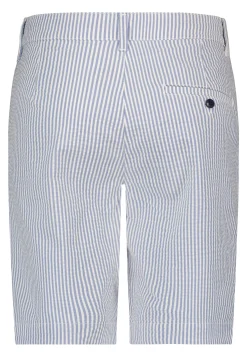 Best Nantes Seersucker Navy Heren Shorts En Broeken