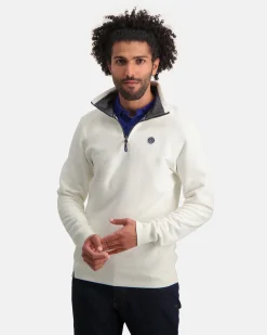 Best Sea Mist Trui Van Katoen Keperstof Heren Truien En Sweaters