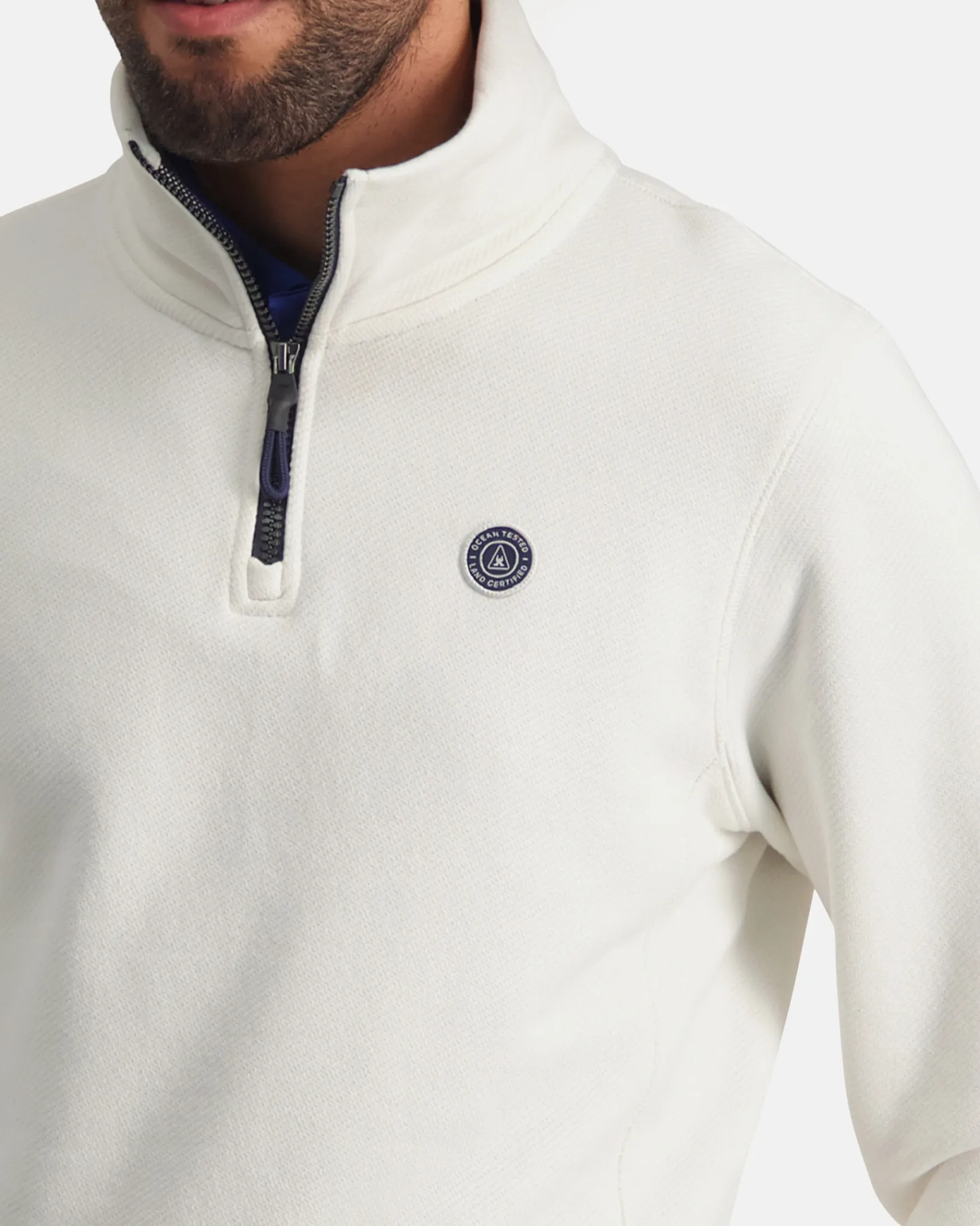 Best Sea Mist Trui Van Katoen Keperstof Heren Truien En Sweaters