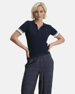 Hot Stijlvolle Gebreide Polo Kady Dames Polo'S En T-Shirts