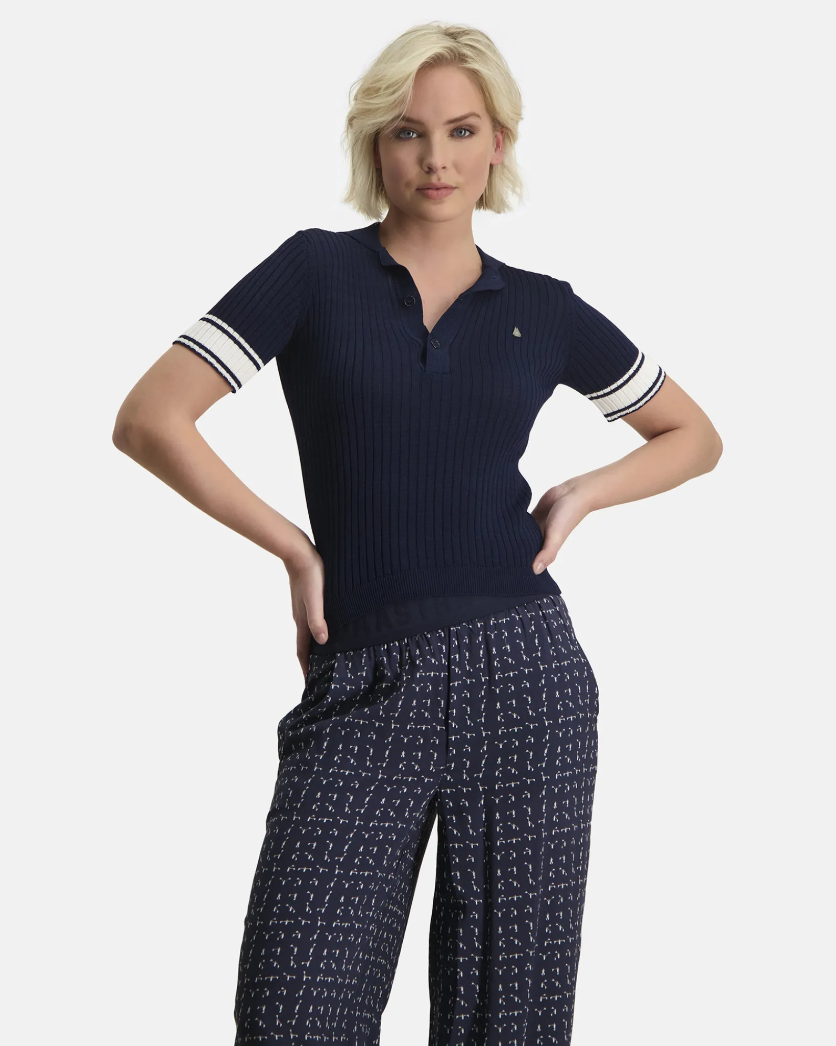 Hot Stijlvolle Gebreide Polo Kady Dames Polo'S En T-Shirts