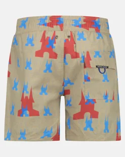 New Tahiti Zwembroek Met All-Over Print Heren Zwemkleding