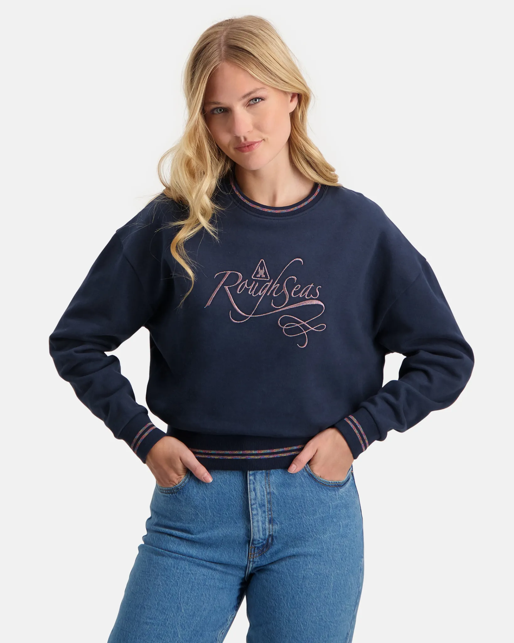 Hot Trui Equator Met Glitter Branding Dames Truien En Sweaters