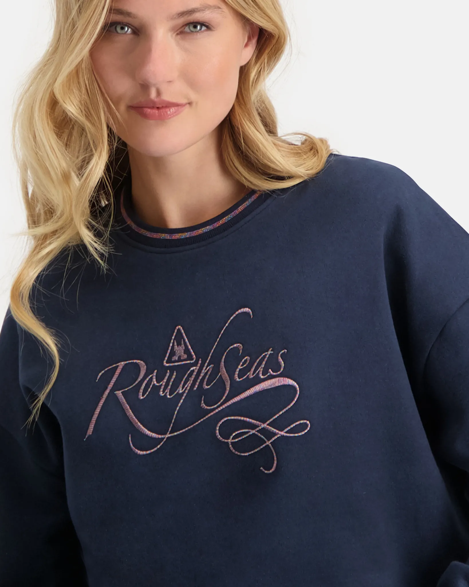 Hot Trui Equator Met Glitter Branding Dames Truien En Sweaters